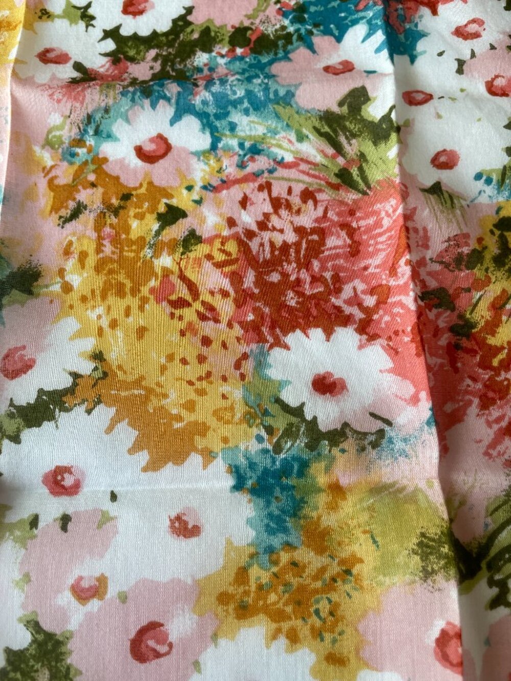 Vintage Valentino Garavani Floral Cotton Scarf - Picture 13 of 14